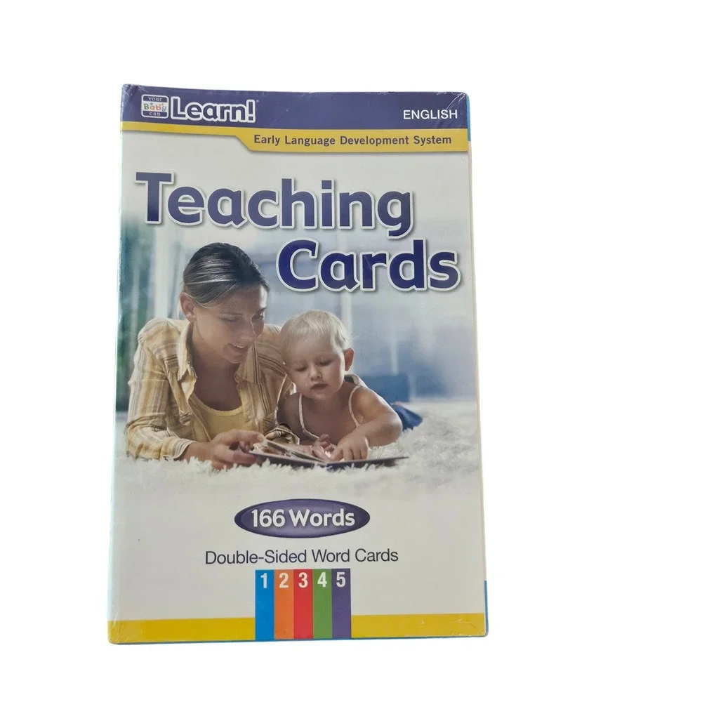 Your Baby Can Learn! Teaching Cards‎ 166 Double-Sided Word Cards English Sealed